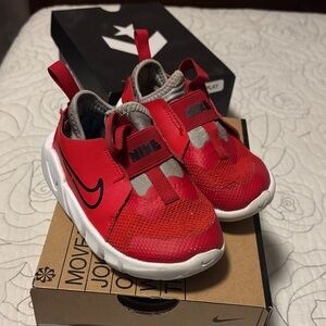 Nike Kids Red Slip-On Sneakers